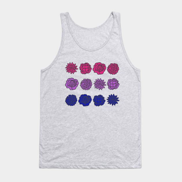 Bisexual Flowers Tank Top by SpectacledPeach